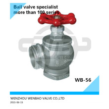 Válvula de boca de incendios de acero inoxidable Ss304 Snz50 para suministro de agua